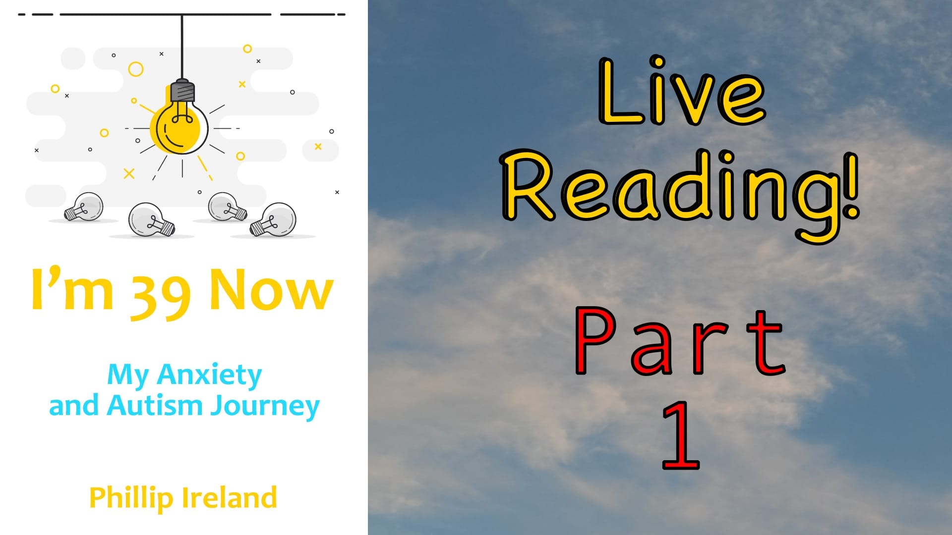 I'm 39 now: Live Reading Part 1